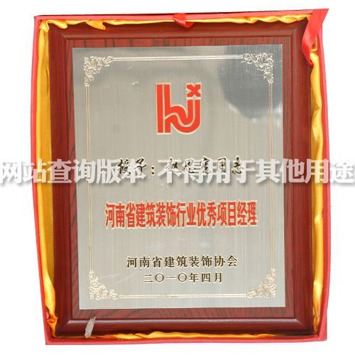 赵思宪2009年省项目经理
